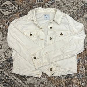 OldNavy white denim jacket